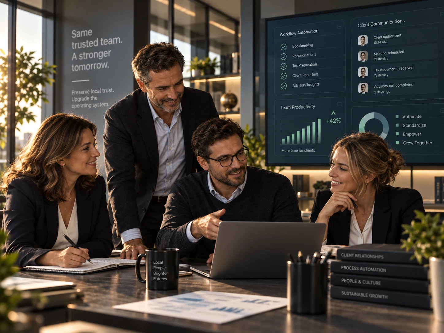 Accounting services operations team